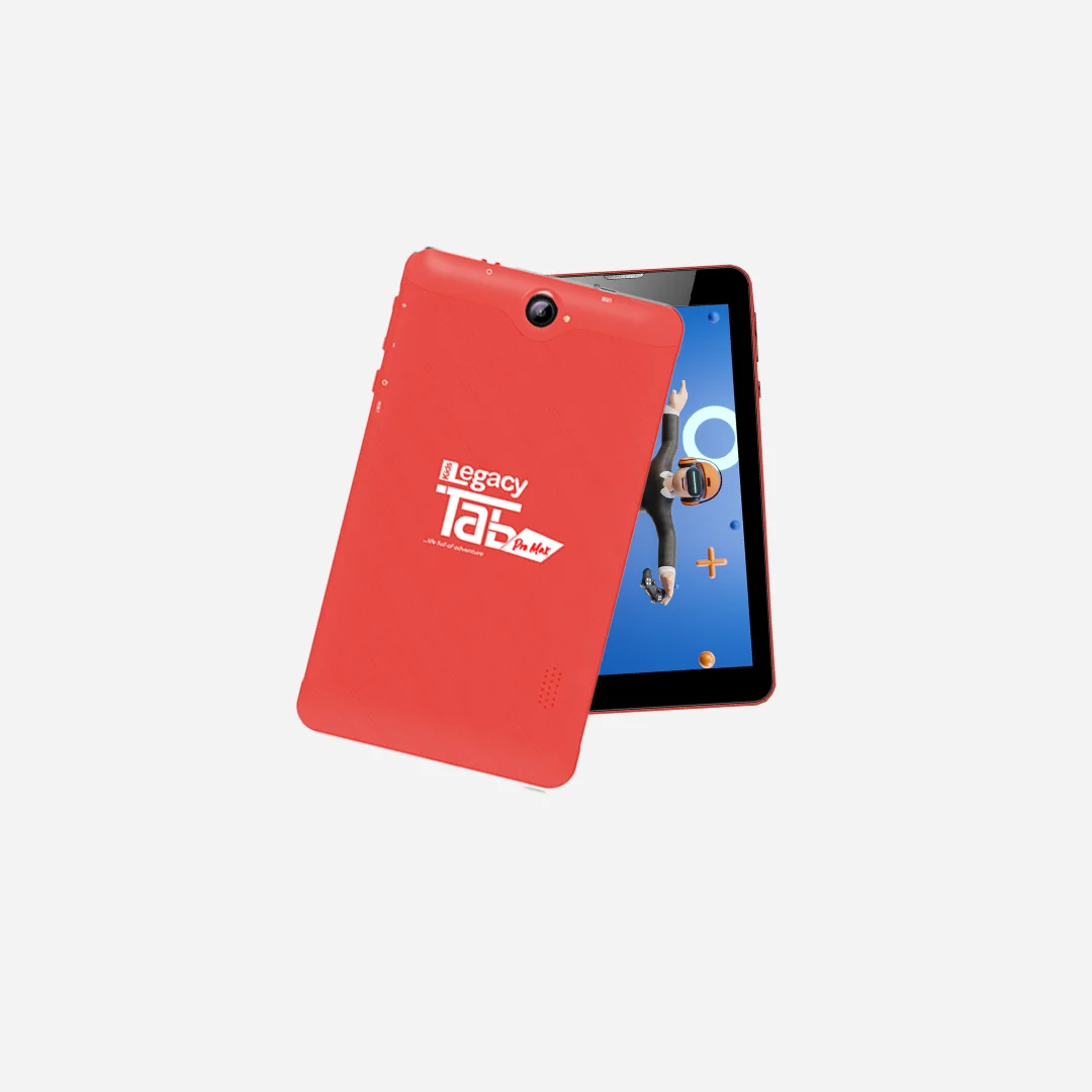 Zinox Kids Legacy Tab Pro Max tablet in red